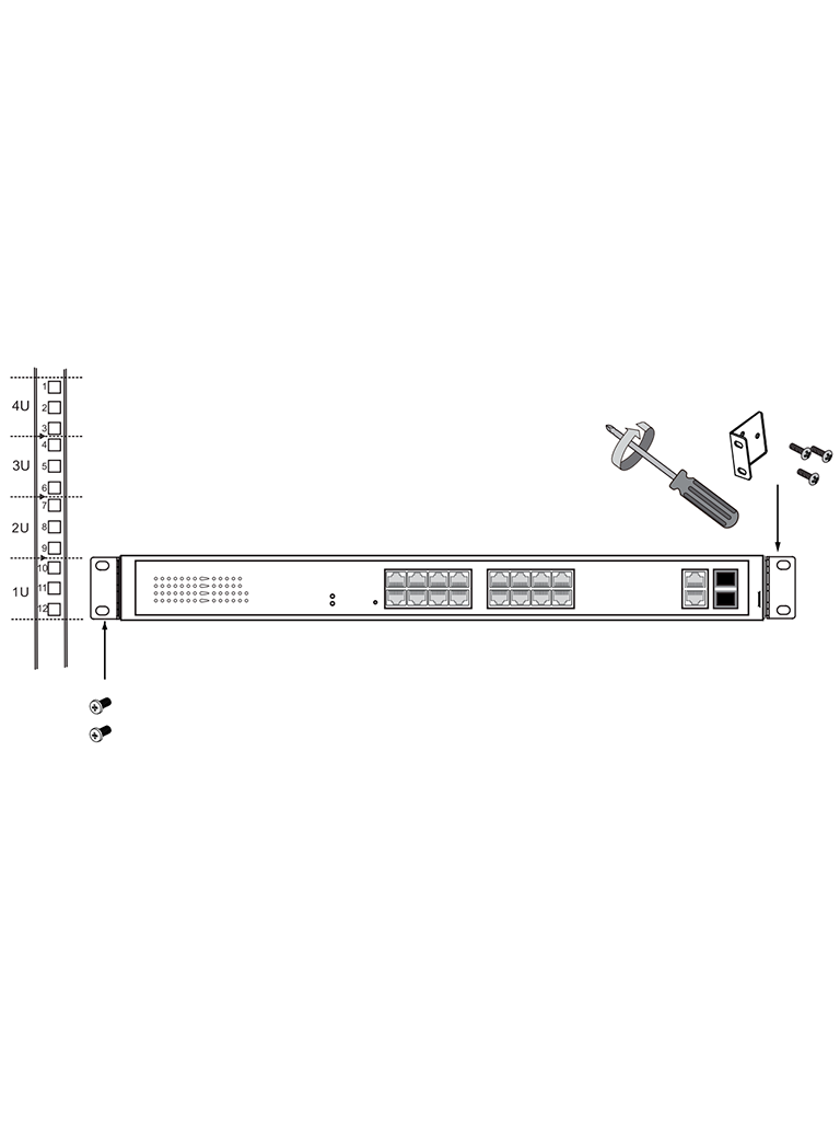 VIVOTEK AW-GEL-205A-260 - Switch PoE 20 puertos Administrable Lite 16 puertos GE 30W PoE 4 puertos GE 90W PoE 2 puertos GE UTP 2 puertos GE SFP lite 40 Gbps 260W totales PoE Extendido 250 Mts NDAA