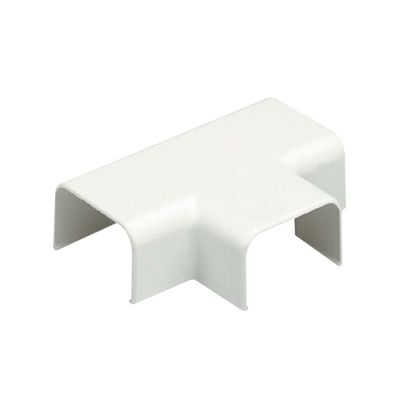 Accesorio en "T" para uso con canaleta LD10 material ABS Color Blanco Mate