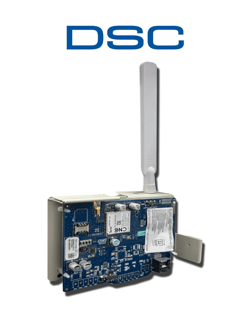 DSC NEO-RF-LCD-IPLTE-SB Paquete NEO 32 Zonas /Comunicador Dual TL280LE/Panel HS2032/Teclado RF LCD HS2LCDRF9N/2 Contactos PG9303/1 PIR Inalámbrico PGP9914/Transformador/Gabinete GMX003. Sin Batería