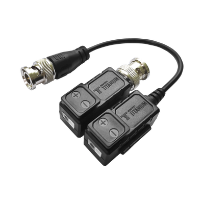Kit de Transceptores (Baluns) con Terminal PUSH SUPERIOR Resolución 4K Cable flexible COAXIAL Blindado / COAXITRON / AUDIO POR COAXITRON / Menu OSD /Conector 100% COBRE / protección TVS Calidad PREMIUM