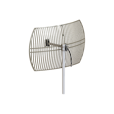 Antena Rejilla direccional Ganancia 24 dBi Dimensiones (90 x 60 x 38 cm) rango de frecuencia (2300-2500 MHz).
