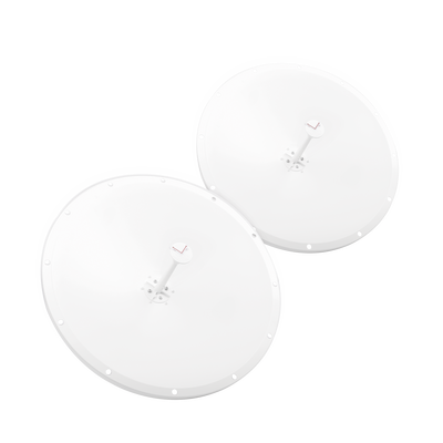 Antena Parabólica de Frecuencia Extendida 4.8 - 6.5 GHz 28 dBi Conectores SMA-Macho Inverso