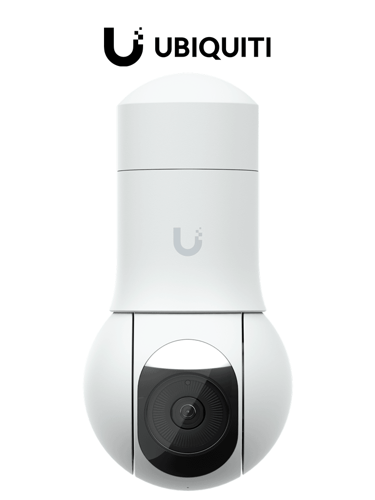 UBIQUITI UVC-G5-PTZ - Mini PTZ con seguimiento de personas 4MP Zoom optico de 2x IR 20 metros Detección de movimimiento con IA Microfono integrado LED integrado para visión noctura a color Alimentación por POE Equipo para exterior.