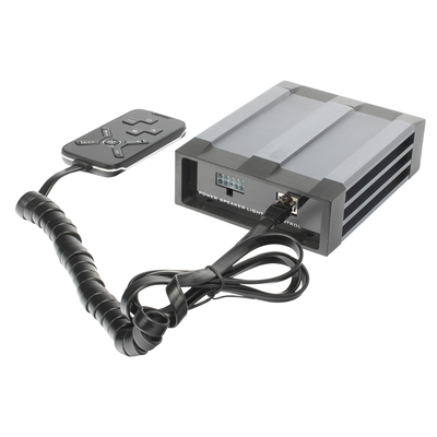 Sirena Vehicular de 100W de Potencia Con Controlador Unimando Para Tonos 2 Salidas Auxiliares y Microfono
