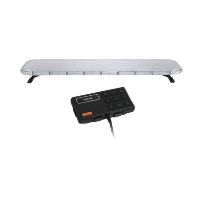 Barra de luces LED de 46" Rojo/Azul/Ambar De 132 LEDs Controlador Incluido Ideal para Equipar Unidades de Seguridad Publica