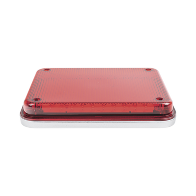 Luz de Advertencia de 9X7" Color Rojo Ideal para Ambulancias