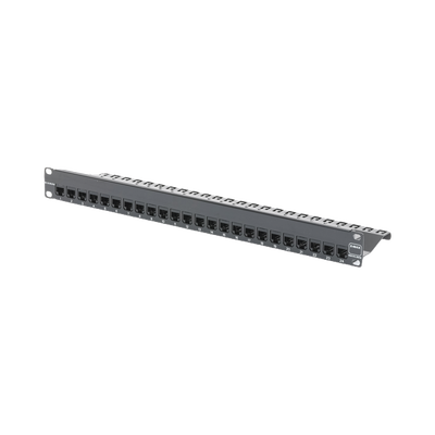 Patch Panel Z-MAX Blindado de 24 puertos Modular (vacío) Plano 1UR