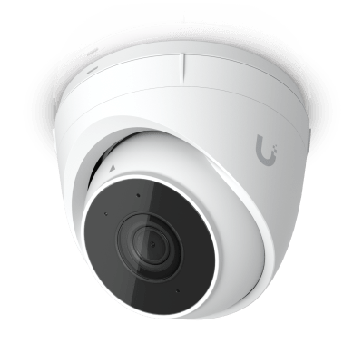 Cámara UniFi Protect G5 Turret Ultra compacta para exterior / 2K (4 MPX) / ángulo 102.4° / visión nocturna hasta 30mts/ detección de eventos / micrófono POE+