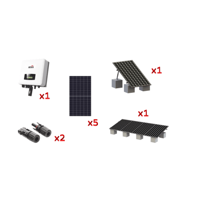 Kit Solar Interconexion / 3kW 220Vca / Inversor AFORE / Montaje Incluido