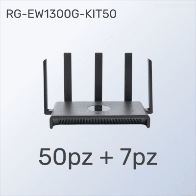KIT BUEN FIN Router RG-EW1300G 57 Piezas al Precio de 50