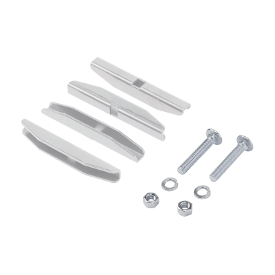 Accesorio de Empalme (Unión) Para Conexión de Escalerilla Recta Curvas Interiores y Exteriores de Acero Color Blanco