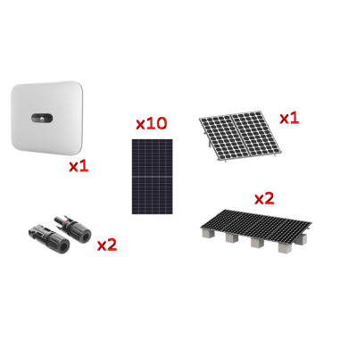Kit Solar Interconexion / 6 kW 220Vca / Inversor HUAWEI/ Montaje Incluido