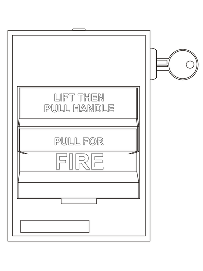 KIDDE F_GSAM278 - Estación Manual Doble Accion / Logo en Ingles