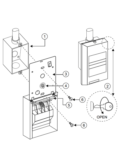 KIDDE F_FX278 - Estación Manual Doble Acción / con Rotary