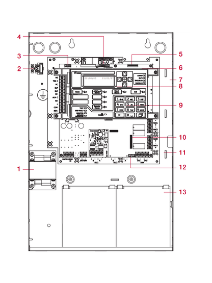 KIDDE F_VS1GSP - Panel De Incendio Inteligente / color Gris / un Lazo de Dispositivos Inteligentes Clase A ó Clase B / Hasta 64 Dispositivos Direccionables