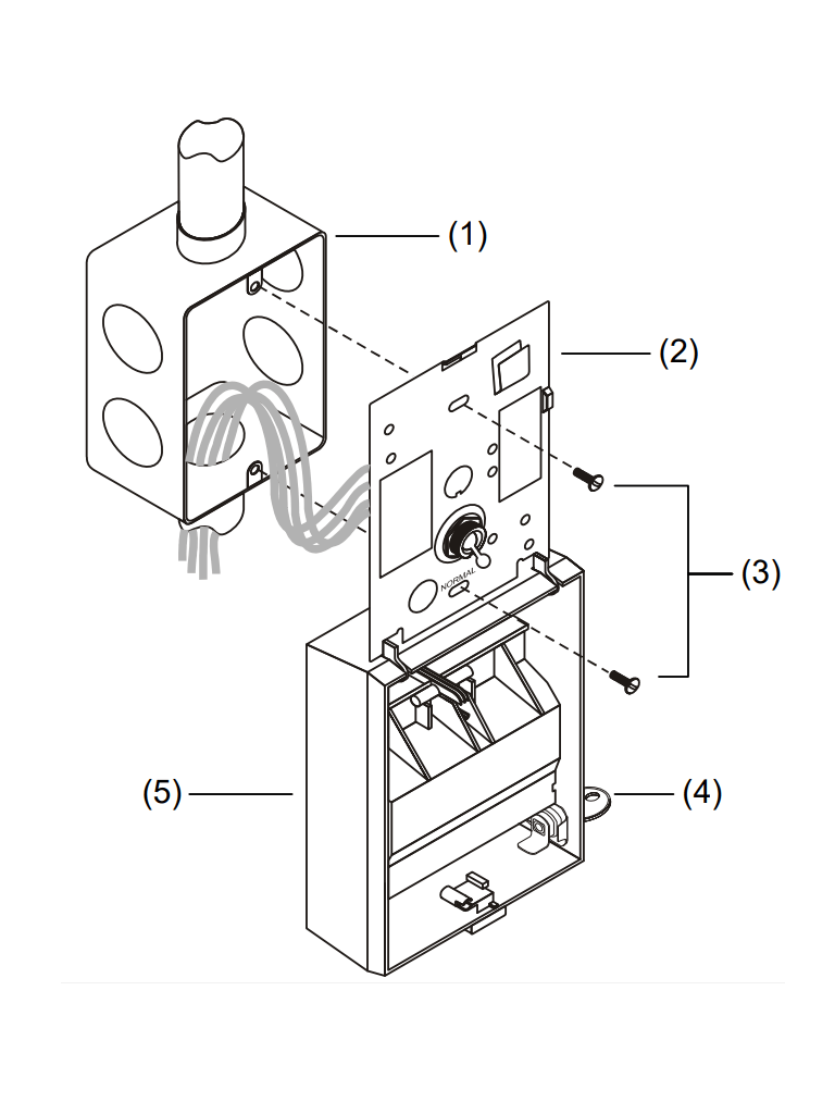KIDDE F_GSAM278 - Estación Manual Doble Accion / Logo en Ingles