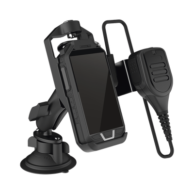Base para Vehículo Compatible con RugGear RG725 y RG750  Incluye Puerto de Carga