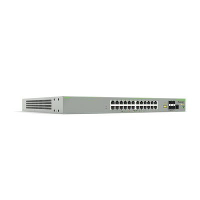 Switch PoE+ Administrable CentreCOM FS980M  Capa 3 de 24 Puertos 10/100 Mbps + 4 puertos SFP  375 W