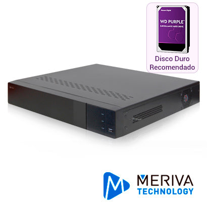 DVR H.265 40 CANALES 5MP HD PENTAHIBRIDO MERIVA TECHNOLOGY MSDV-6432 / 32CH BNC / 8CH IP / SALIDA BNC+VGA+HDMI SIMULTANEA / P2P-CLOUD N9000. TECNOLOGIAS AHD/TVI/CVI/960H/IP