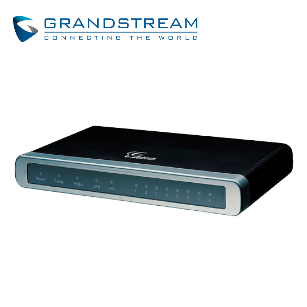 ADAPTADOR GRANDSTREAM GXW4104 GATEWAY 4 PUERTOS FXO 4 LINEAS ANALÓGICAS 1 LAN 1 WAN TRONCAL SIP