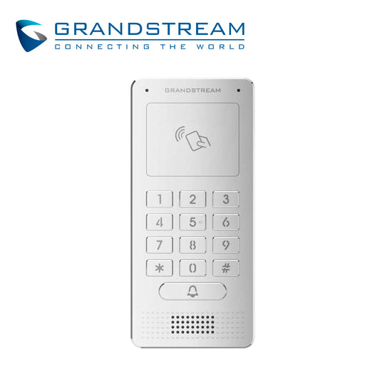 AUDIO-PORTERO IP EXTERIOR TIPO VILLA GRANDSTREAM GDS3702 / SIP / TECLADO DE 12 + 1 / METALICO IP66 IK10 / 1 PUERTO 10/100MBPS / SOPORTA HASTA 2 000 TARJETAS RFID (125KHZ) /2 RELEVADORES 125VCA/0.5A 30VCD/2A / SOPORTA WIEGAND / MICROFONO Y ALTAVOZ IN
