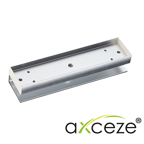 BRACKET TIPO U AXCEZE AX-M320-U COMPATIBLE CON LOS IMANES DE LA SERIE M320 ÚTIL PARA COLOCAR LA CONTRA EN LAS PUERTAS DE CRISTAL SIN MARCO FABRICADO EN ALUMINIO