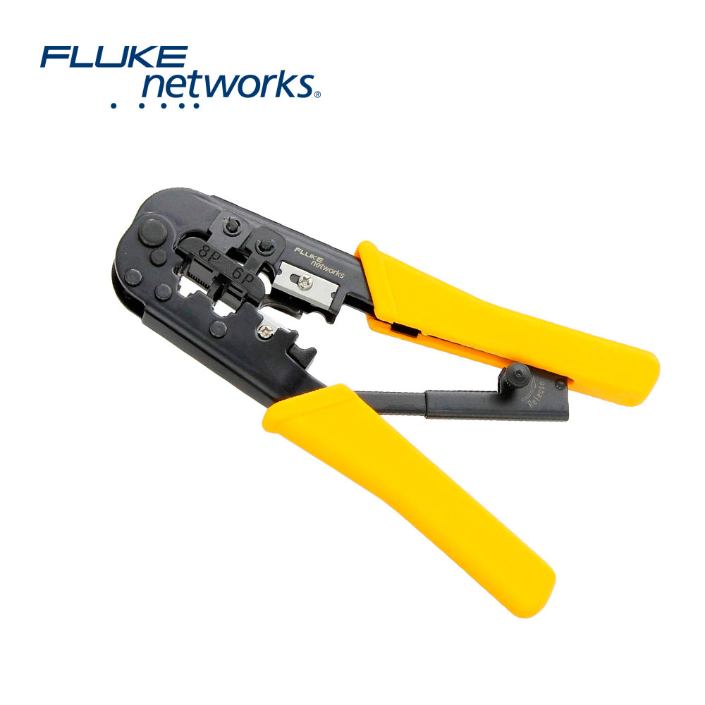 PINZAS PARA TERMINACIÓN DE CONECTORES RJ-45 FLUKE NETWORKS 11212530 DE 4  6 Y 8 POSICIONES