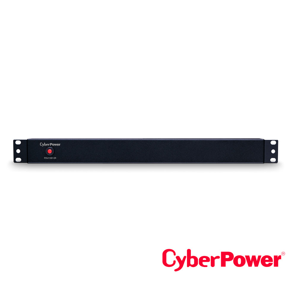 PDU CYBERPOWER PDU15B12R RACK 1UR / 120VAC / 12 CONTACTOS NEMA 5-15R / PROTECCIÓN 15A