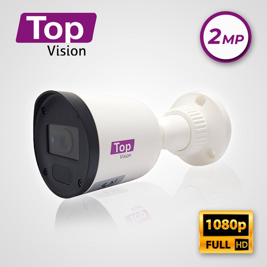 CAM HD BULLET TOPVISION TCB120 AHD / TVI / CVI / SD / 2MP-1080P / 2.8MM / 20M IR / COC / PLÁSTICA / IP66 / 12VCD