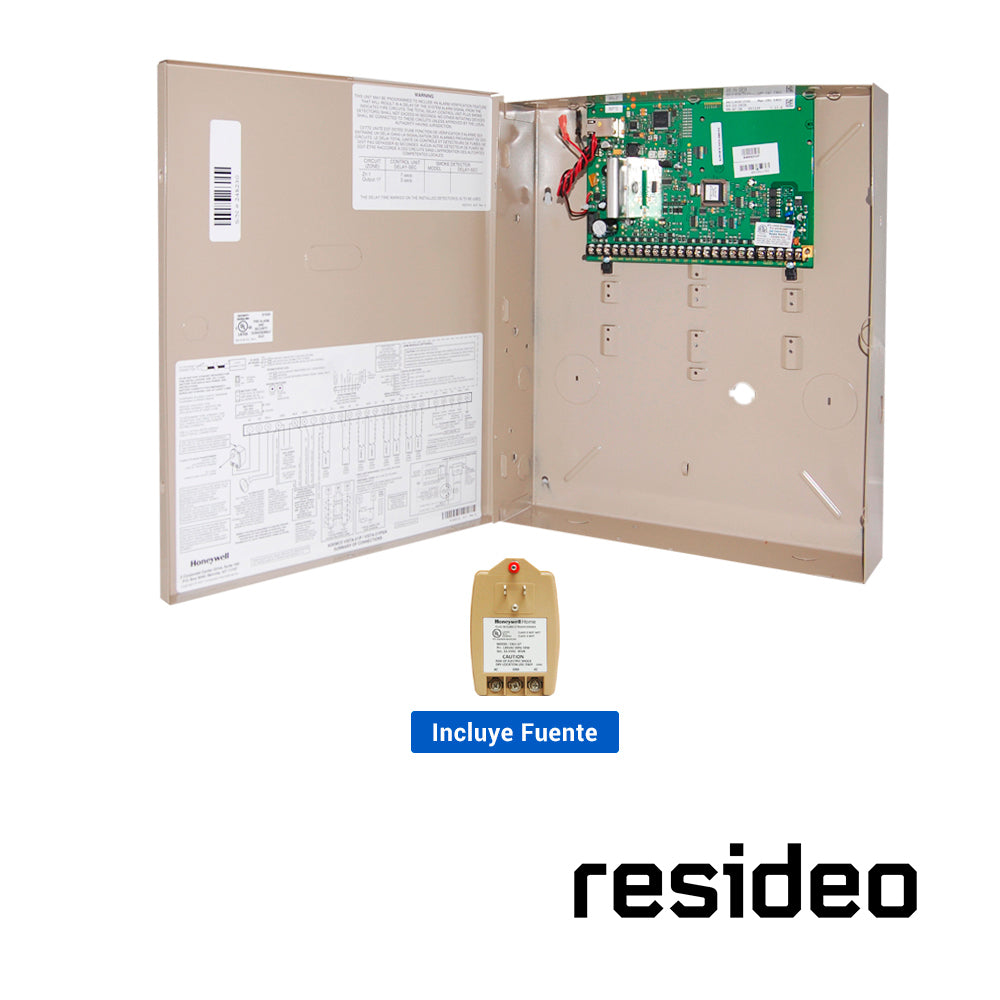 PANEL DE ALARMA RESIDEO VISTA-21IP CON COMUNICADOR IP/ SOPORTA 8 ZONAS CABLEADAS EXPANDIBLE A 48 ZONAS/ INCLUYE TRANSFORMADOR/ REQUIERE TECLADO ALFANUMÉRICO/ COMPATIBLE CON LOS SERVICIOS ALARMNET Y TOTAL CONNECT /  COMPATIBLE CON DISPOSITIVOS Z-WAV