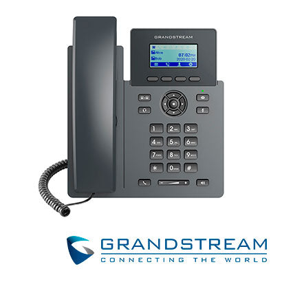 TELEFONO IP GRADO CARRIER  GRANDSTREAM GRP2601  2 CUENTAS SIP  2 LINEAS  COMPATIBLE CON GDMS  CONFERENCIA DE 5 VIAS  EHS  SIN POE  INCLUYE ADAPTADOR