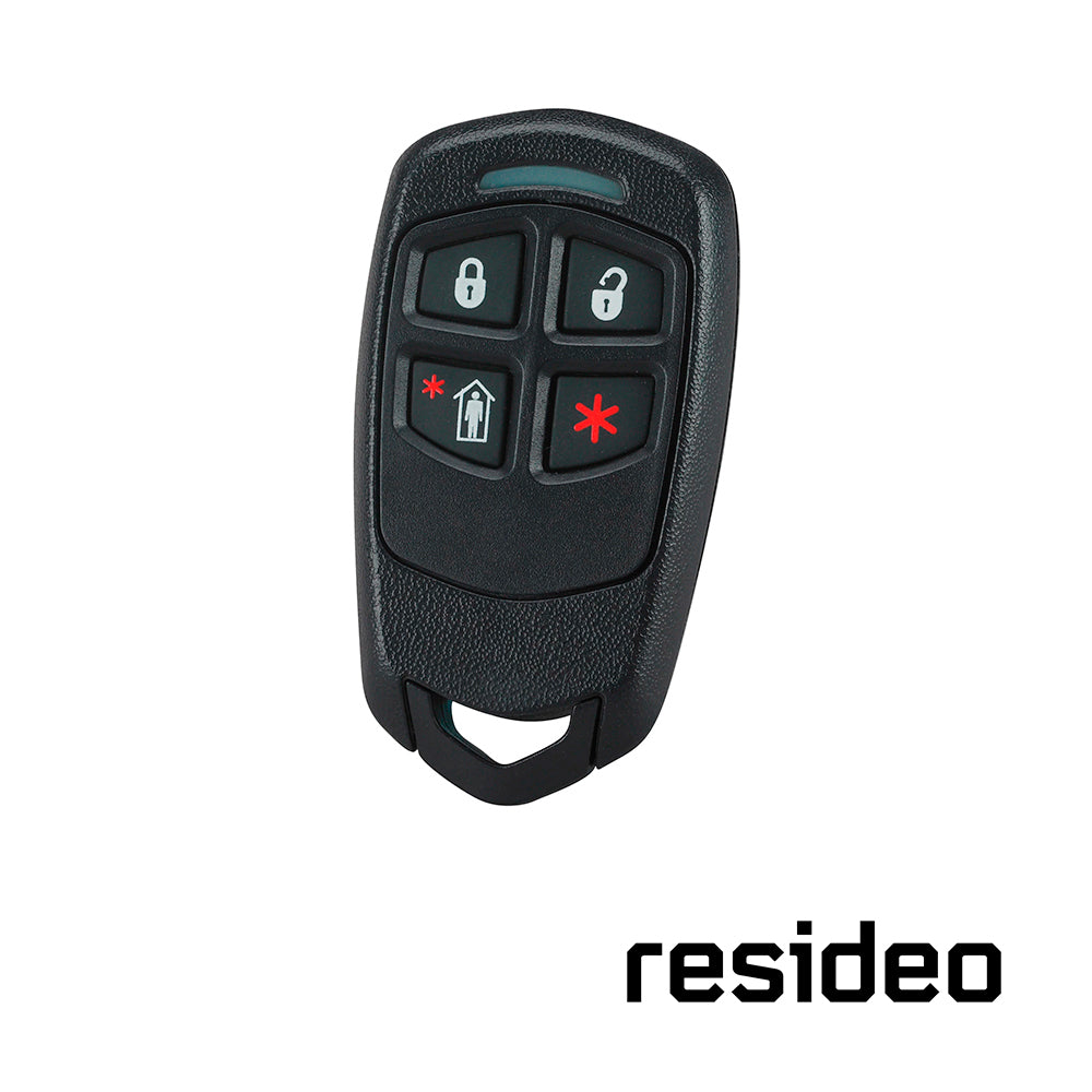 LLAVERO DE RESIDEO 5834-4 4 BOTONES/ COMPATIBLE CON PANELES DE LA SERIE VISTA O SERIE LYNX/ MODO DE ALTA SEGURIDAD/ OFRECE FÁCIL CONTROL DE TU SISTEMA DE SEGURIDAD / BATERÍA INCLUIDA