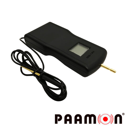 MEDIDOR DE VOLTAJE PARA CERCA ELECTRIFICADA PAAMON PAM-VOLT  RANGO DE MEDICIÓN DE 200 A 15000 VOLTS  CON PANTALLA LCD REQUIERE PILA DE 9V (NO INCLUIDA)