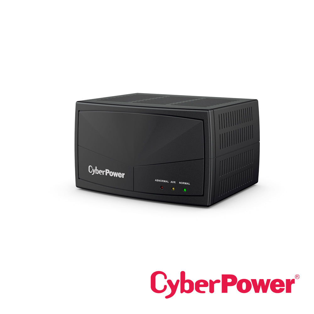 REGULADOR DE VOLTAJE CYBERPOWER CL1000VR 1000VA/500W / VOLTAJE DE ENTRADA 82-148VCA / VOLTAJE SALIDA 120VCA / 6 AMP / 4 TOMAS CON SUPRESIÓN DE PICOS.