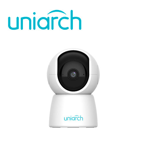 CAMARA IP MINI PT UNIARCH UHO-S2E / 2MP / ULTRA 265 / 5 VCC / DWDR / LENTE FIJO DE 3.6 MM / IR HASTA 10 M / MICROFONO Y ALTAVOZ INTEGRADO / HUMAN BODY DETECTION / AUTOTRACKING / RANURA PARA MICRO SD HASTA 256 GB / /WIFI 2.4 GHZ / IP66