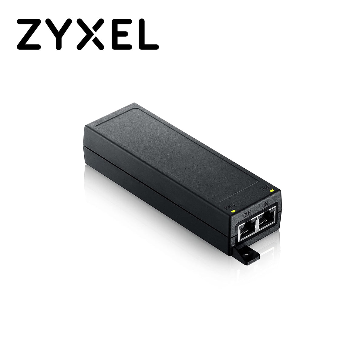 INYECTOR POE ZYXEL POE12-30W / 2 PUERTOS RJ45 100/1000/2500 MBPS / 30WATTS / 802.3AT POE+