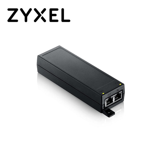INYECTOR POE ZYXEL POE12-30W / 2 PUERTOS RJ45 100/1000/2500 MBPS / 30WATTS / 802.3AT POE+