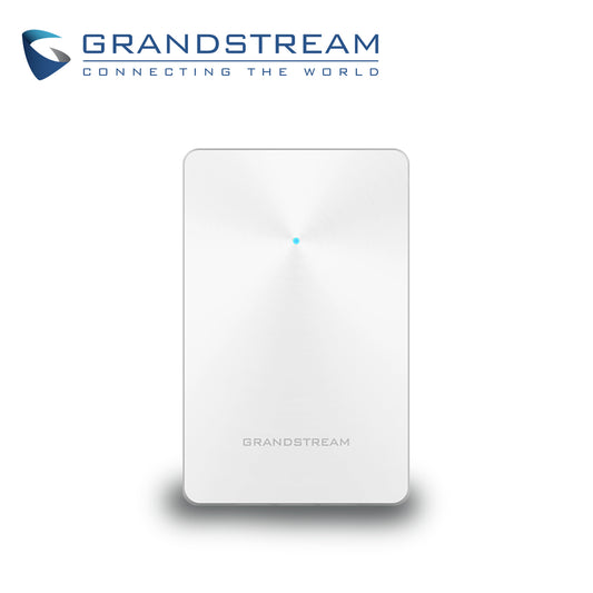PUNTO DE ACCESO DE PARED GRANDSTREAM GWN7624 DE DOBLE BANDA CON SWITCH INTEGRADO  HASTA 200 USUARIOS SIMULTANEOS PARA INTERIOR