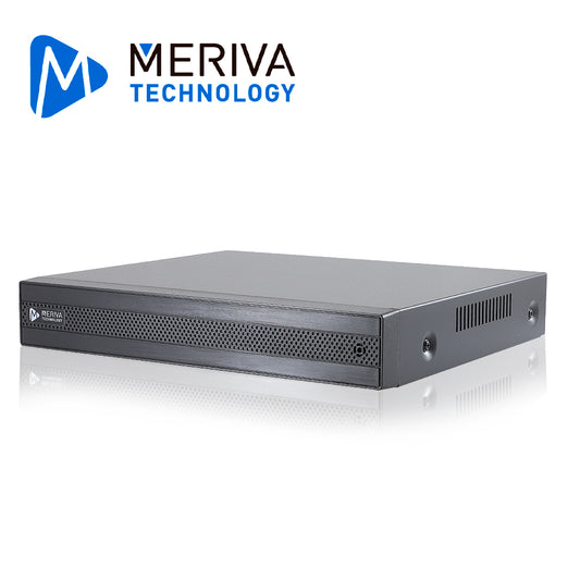 DVR MERIVA TECHNOLOGY MXVR-5108A HD H.265 12 CH 5MP PENTA HÍBRIDO 8CH BNC / 4CH IP / SALIDA SALIDA HDMI (1080P) + 1 VGA + BNC SIMULTÁNEA / 1 SALIDA + 1 ENTRADA DE AUDIO RCA / COC / P2P-CLOUD / SO. N9000 / TECNOLOGÍAS AHD / TVI / CVI / SD / IP GRABAC