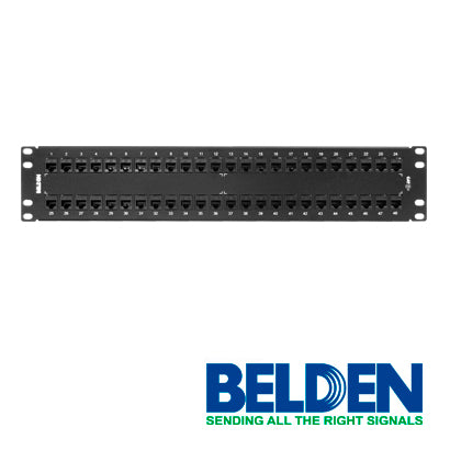 PATCH PANEL BELDEN AX103255 CAT6 48PTOS 2U PRECARGADO