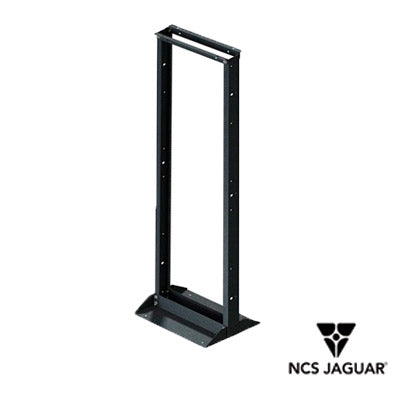 RACK VERTICAL NCS JAGUAR NCS-RL-12-28JL RACK DE 2 POSTES DE 28UR CAPACIDAD DE CARGA DE 400KG UR MARCADAS PREPARADO PARA ANCLAJE EN PISO O TECHO POSTES PARA TORNILLO 12-24 5/8 INCLUYE HERRAMIENTA PARA SU ARMADO NO INCLUYE TORNILLERIA PARA MONTAJE DE