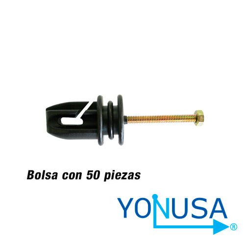 AISLADOR DE MÚLTIPLE 3 EN 1 PREMIUM YONUSA AIS03 50PZAS X BOLSA SE PUEDE USAR COMO AISLADOR DE PASO  DE ESQUINA O TENSOR