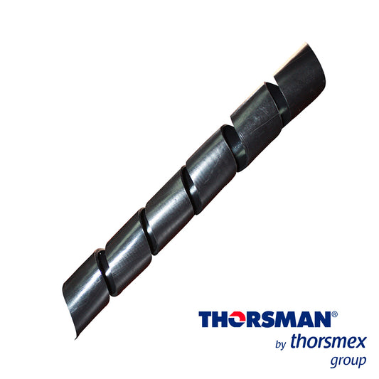 AGRUPATHOR THORSMAN 4700-06271 COLOR NEGRO  DIAMETRO 19MM  BOLSA 10MTS PARA USO EN INTERIORES  OBTIENE GRANDES VENTAJAS EN FLEXIBILIDAD  MANEJO  FUNCIONALIDAD  ES DECORATIVO AL ELIMINAR CABLES SUELTOS QUE PUEDEN CAUSAR ACCIDENTES