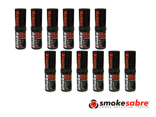 AEROSOL P/PROBAR DETECORES DE HUMO SDI SMOKE SABRE CAJA DE 12 PZ.