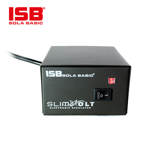 REGULADOR DE VOLTAJE SOLA BASIC SLIMVOLT 1300VA/700W 4 CONTACTOS NEMA 5-15R.RANGO DE PROTECCION DE 102 A 140 VCA.DISEÑADO PARA PROTEGER VARIACIONES DE VOLTAJE.CUENTA CON FUSIBLE DE PROTECCION CONTRA SOBRECARGA.LEDS INDICADOR.2 CONTACTOS TELEFONICOS