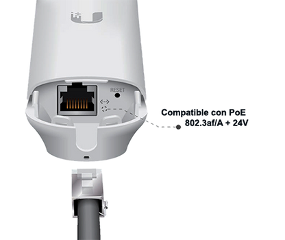 UBIQUITI UAP-AC-M - UniFi Mesh AC: Access Point para exteriores con doble banda 802.11ac  MIMO 2x2  potencia de 20 dBm  hasta 1167 Mbps. Incluye Inyector PoE  #UBI19DL