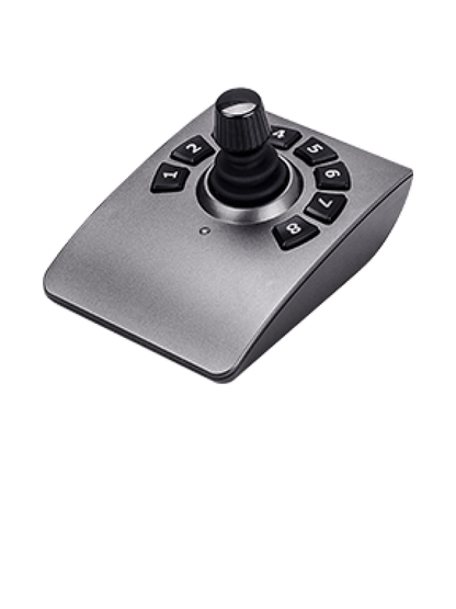 VIVOTEK AJ-001 - Control de palanca joystick para NVR  PTZ y Software VAST 2  VSS VIVOTEK con 8 teclas y conector USB