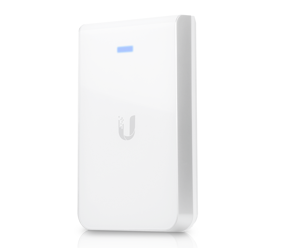 UBIQUITI UAP-AC-IW - UniFi AC: Access Point inalámbrico de interior para pared con doble banda 802.11ac  MIMO 2x2  potencia de 20 dBm  hasta 1167 Mbps