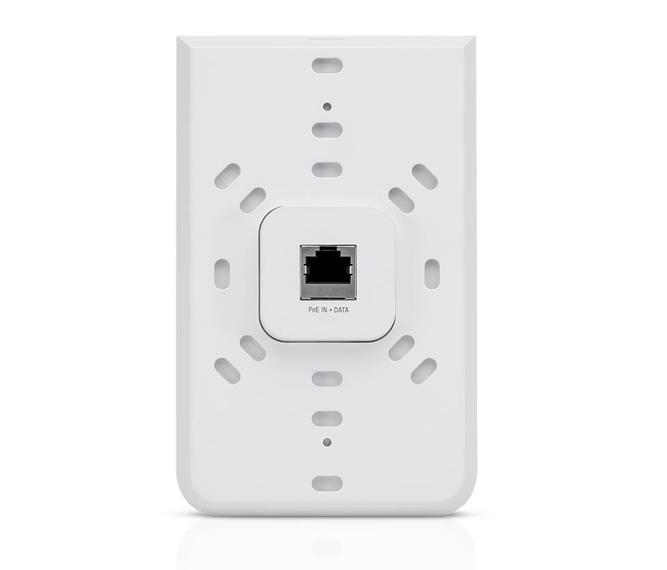 UBIQUITI UAP-AC-IW - UniFi AC: Access Point inalámbrico de interior para pared con doble banda 802.11ac  MIMO 2x2  potencia de 20 dBm  hasta 1167 Mbps