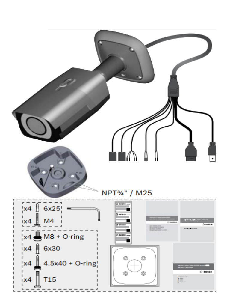 BOSCH V_NBE4502AL - Camara bullet /  1080p / IP67 / Compresion H265